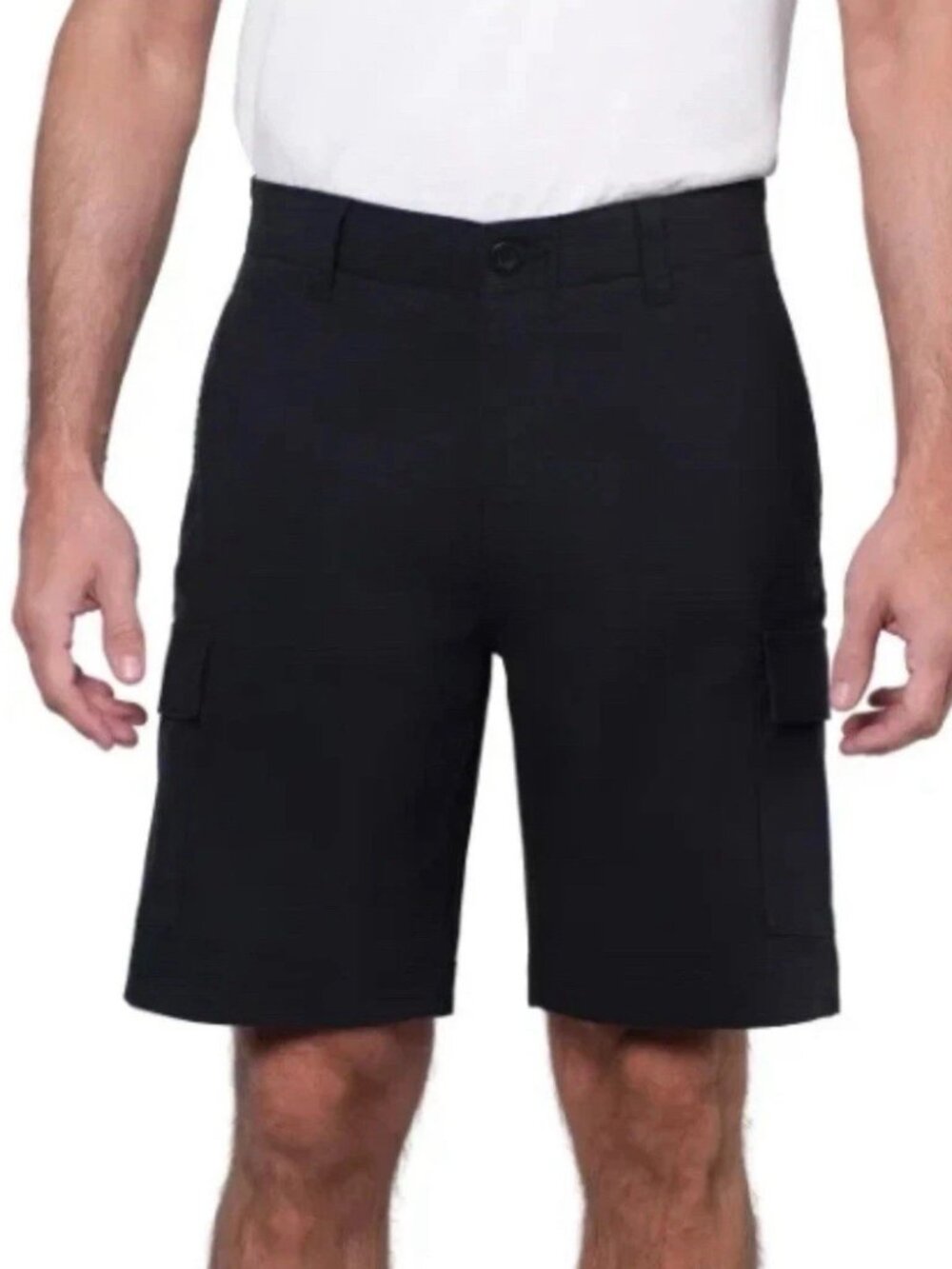 WearFirst Men’s Classic Fit Cargo Shorts Inseam 9'' size 30 Color black